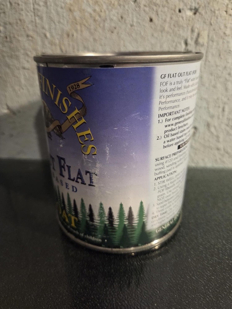General Finish Flat Out Flat Water Based Top Coat