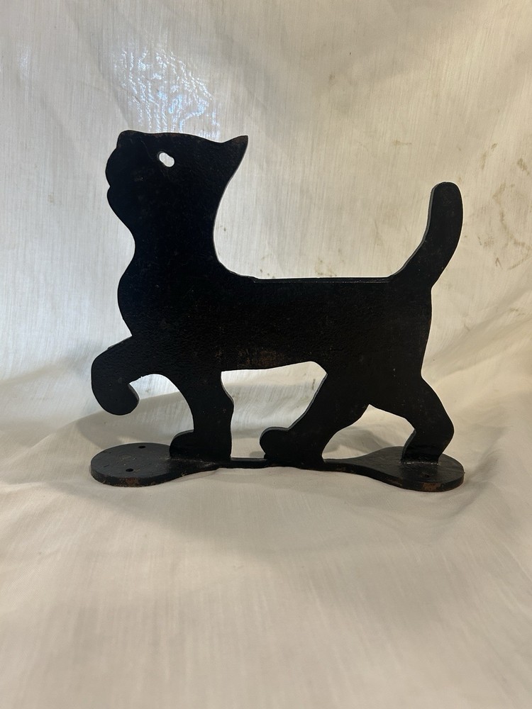 Boot Scraper/ Cast Iron Black Cat Boot Scraper