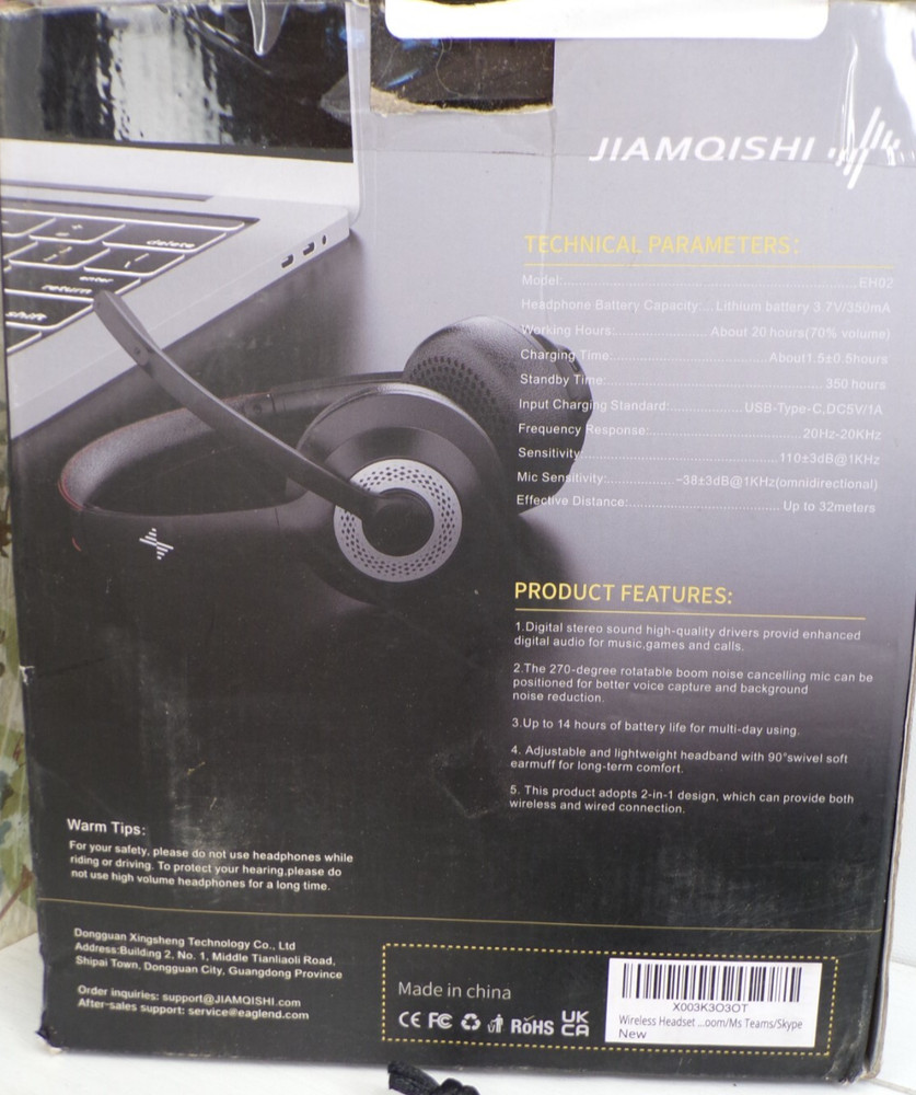 Jiamqishi Computer Headset EH02