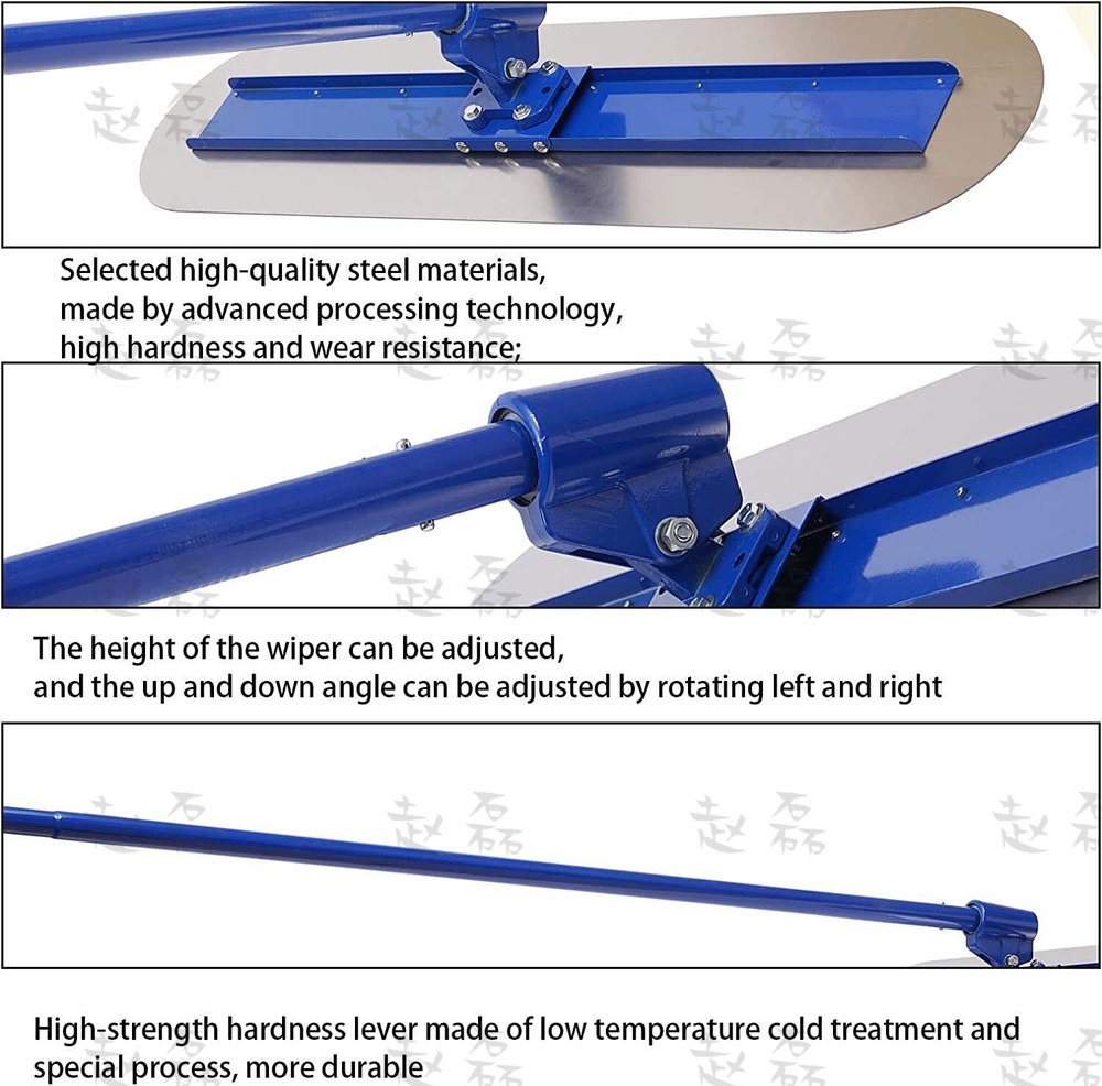 Concrete Float Bull Float Concrete Tool Trowel Float 3 Handles 180CM & Connector