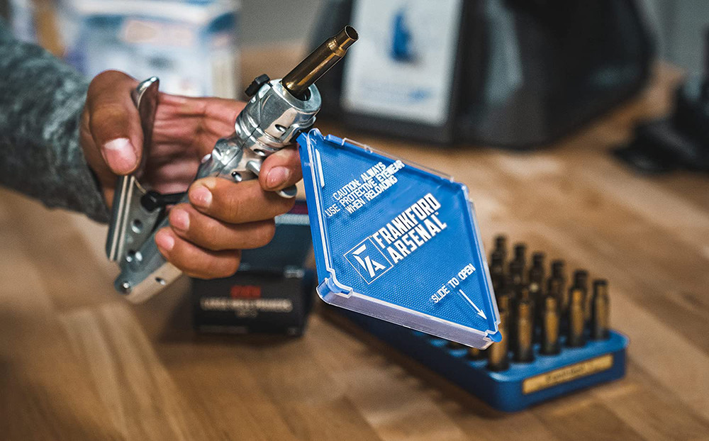 PERFECT Seat Hand Primer Shells Seating Tool Case for Reloading 12 Shell Holders