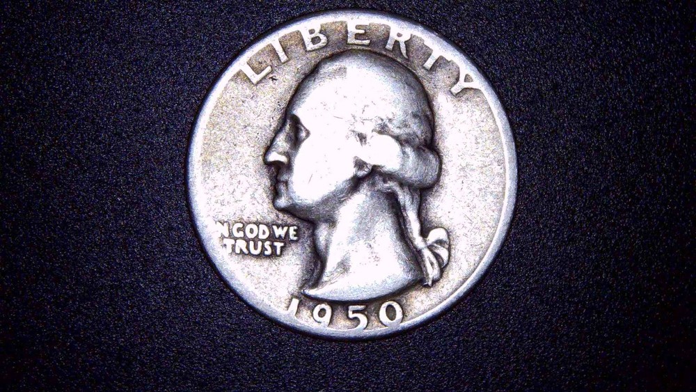 1950 No Mint Washington DD Error, Thick Lettering