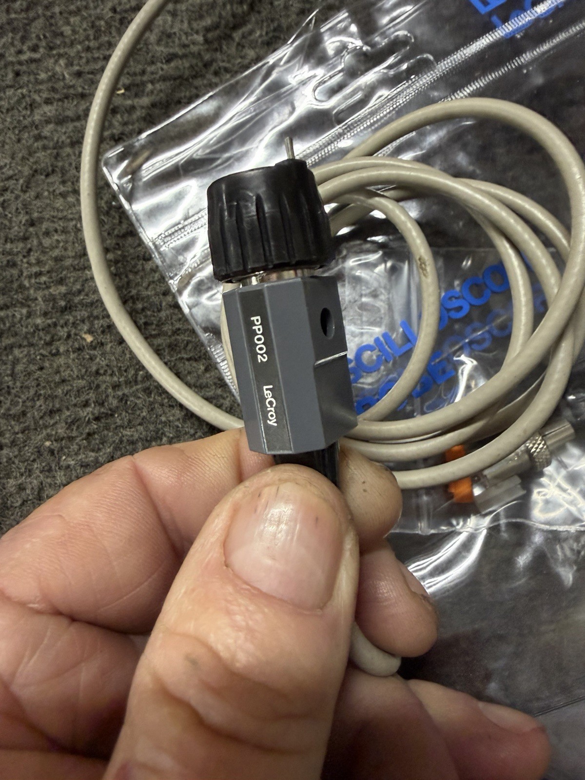 6 Lecroy Oscilloscope Probes (4) PP002, PP005, PP006 & PP092 Adapter