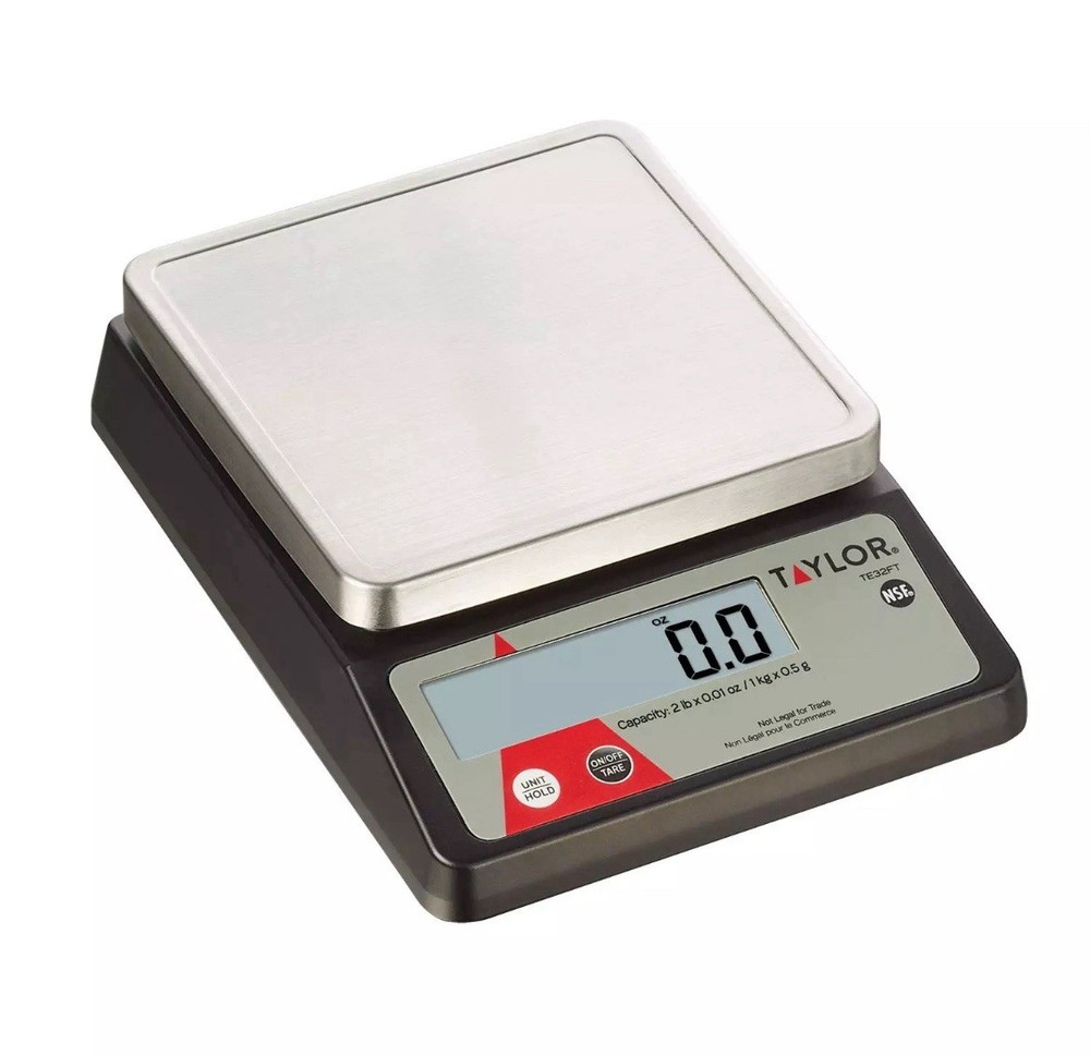 Control Kitchen Scale Compact Digital Portion Universal AC Adapter Included
