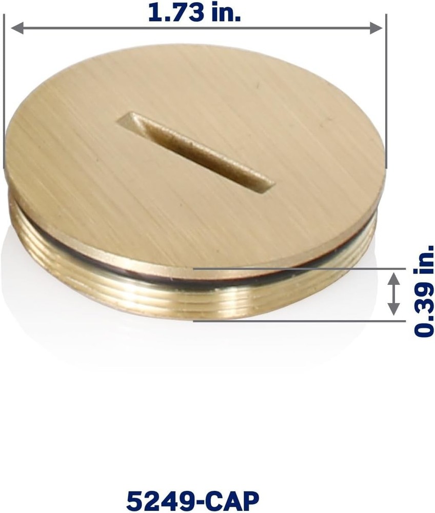 Replacement Screw Cap with O-Ring for Single Floor Box 5249-CAP