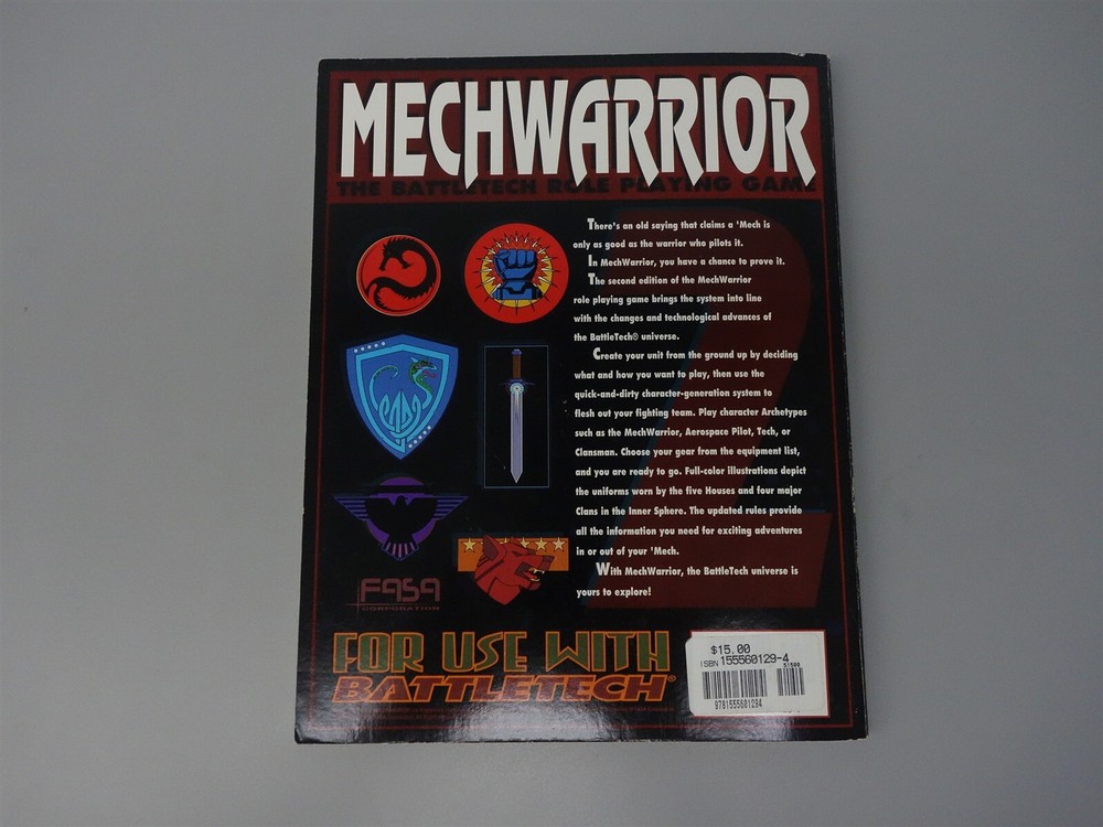 Mechwarrior - Battletech RPG: Second Edition Core Book