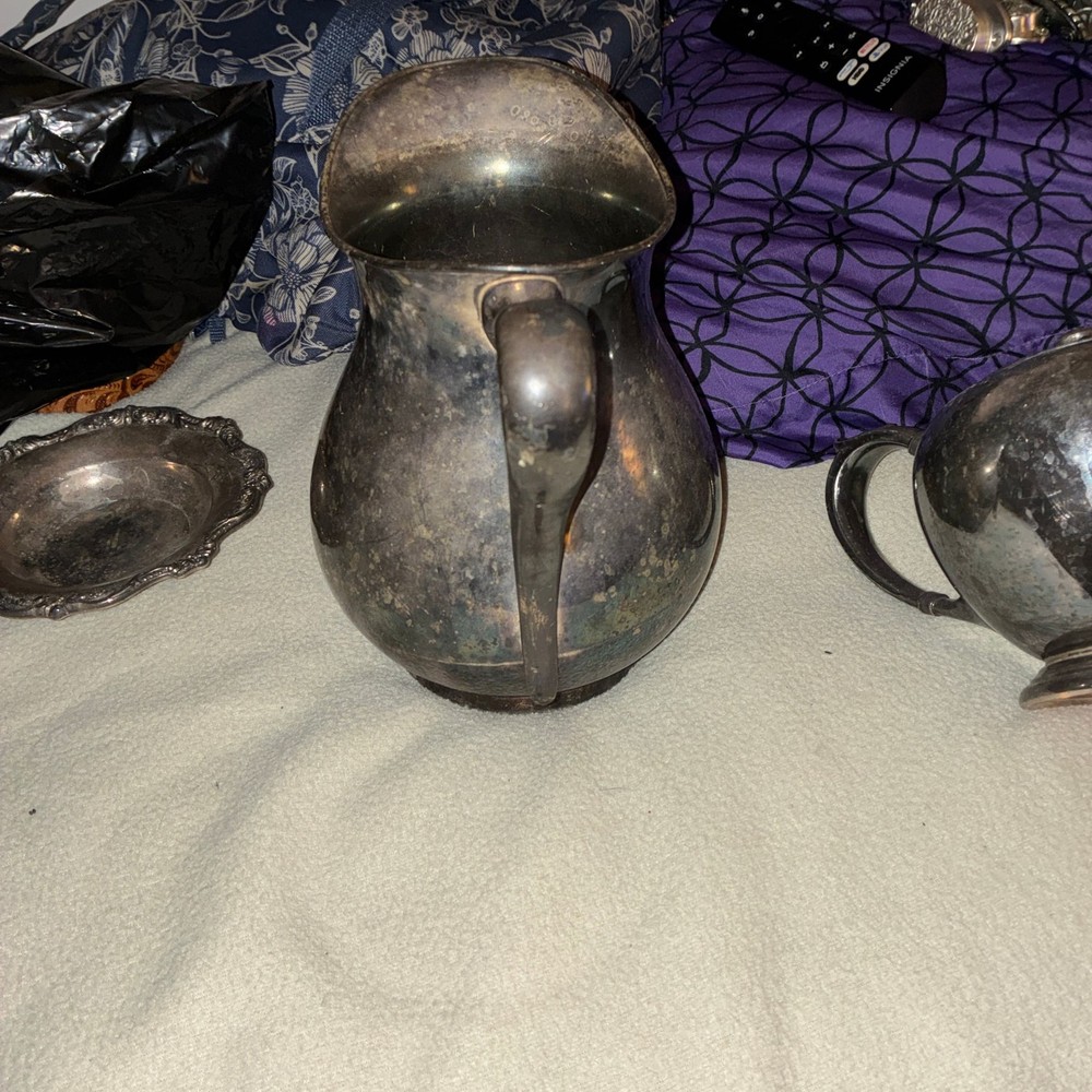 Vintage Leonard Silver Plated Water Pitcher