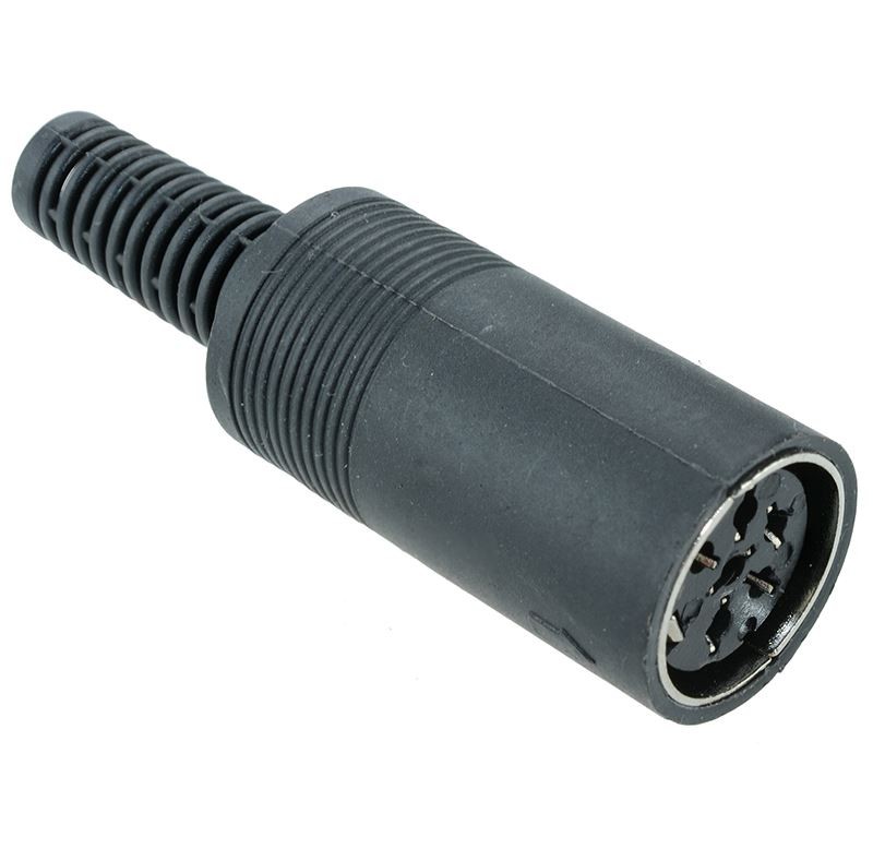 6-Pin DIN Female Socket Connector