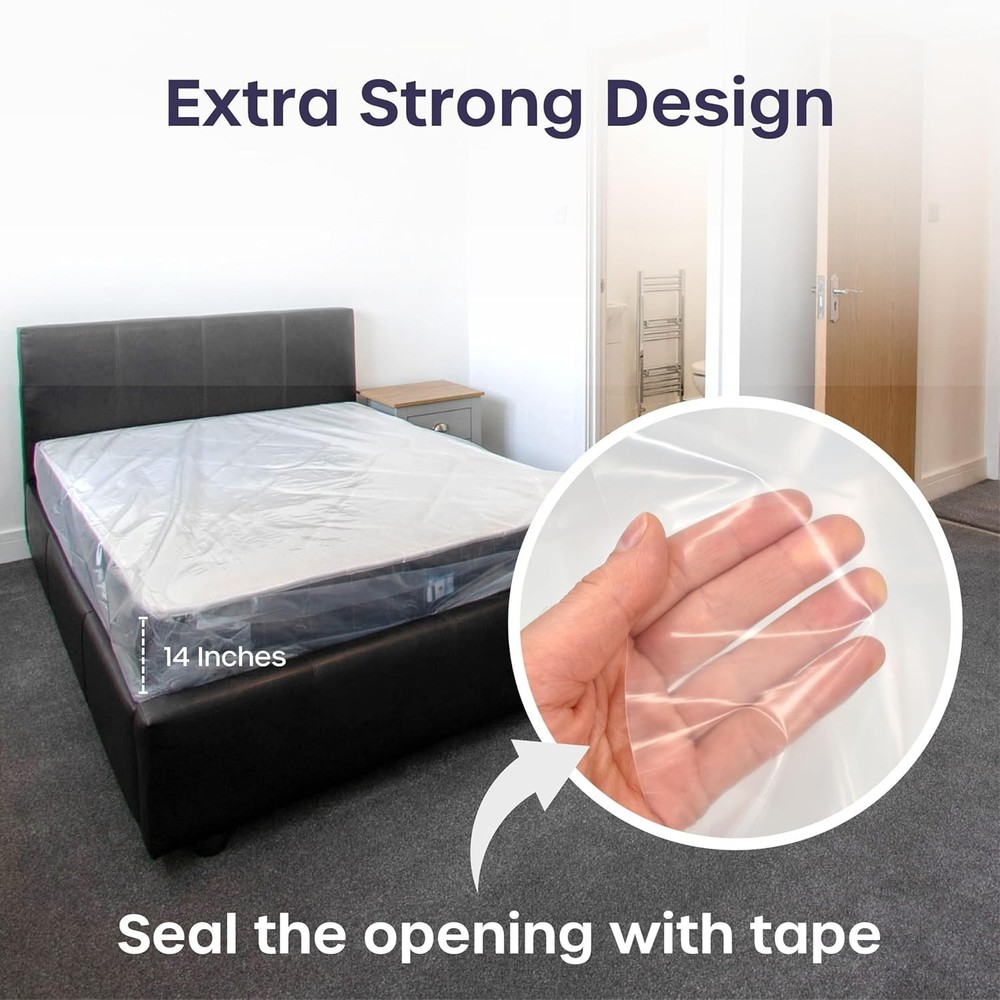 Ultimate Full Size Mattress Storage Solution - Heavy Duty Waterproof Protection
