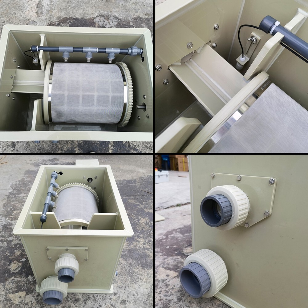 Koi Pond Drum Filtration System 5 Tons 1300 GPH
