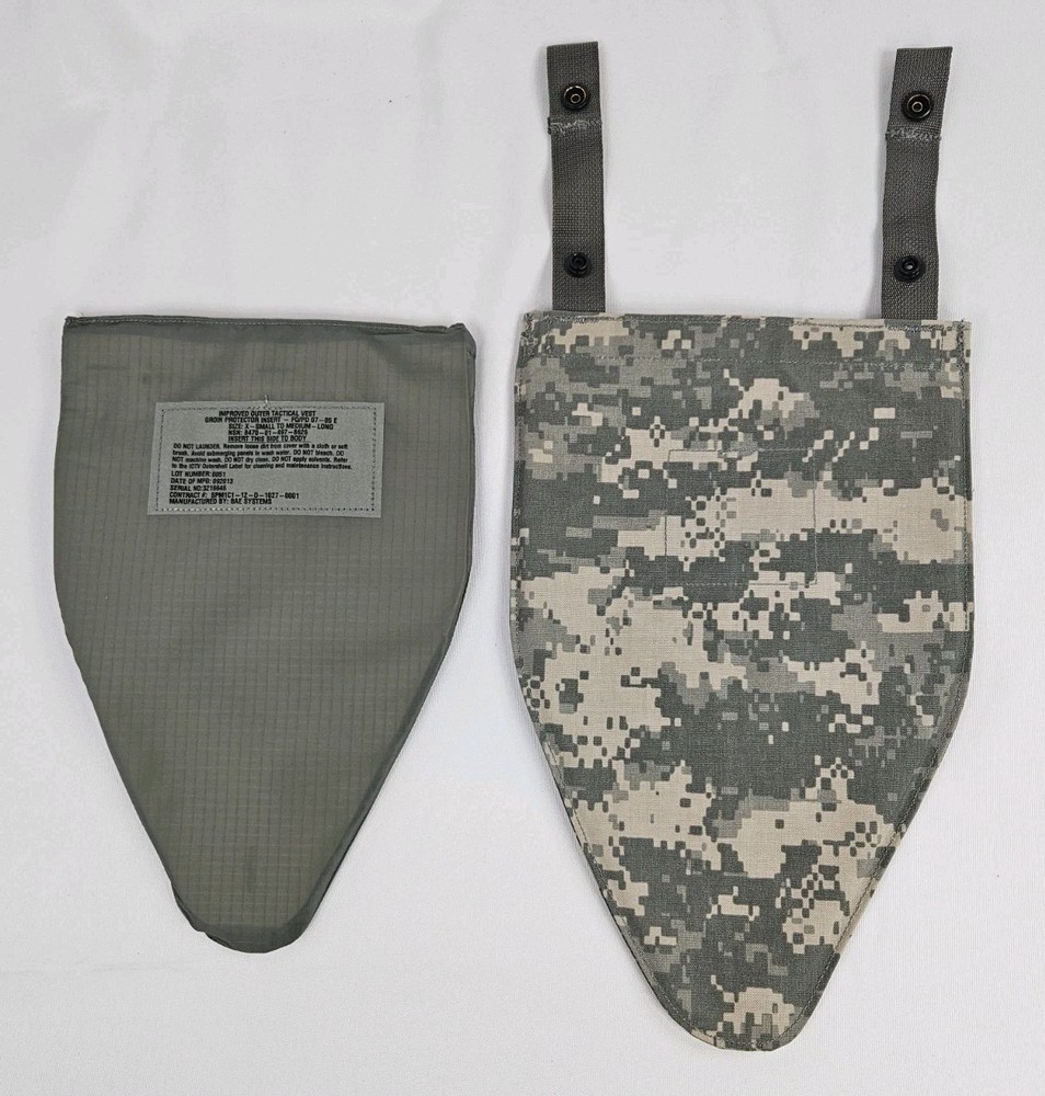Tactical Vest Digital UCP Protector Pouch +Insert X-Small-Medium Long