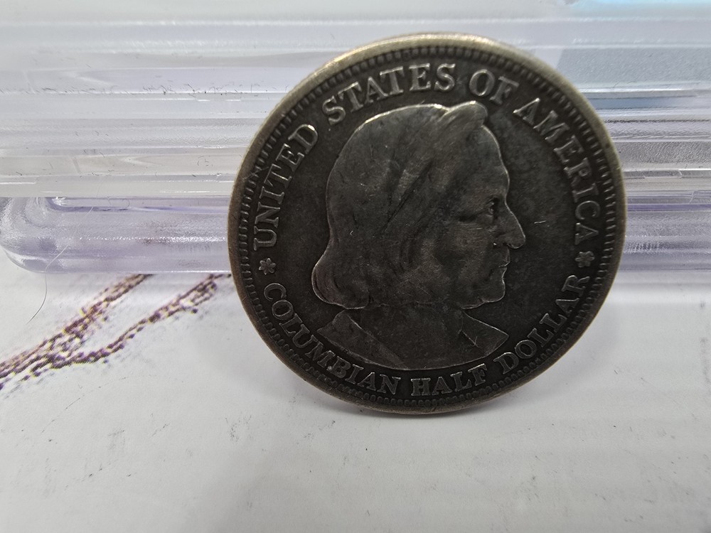 1893 Columbian Exposition Silver Half Dollar