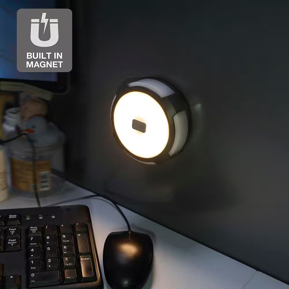 250-Lumens 2-In 1 Multi-Functional Rechargeable Utility Light with String Light