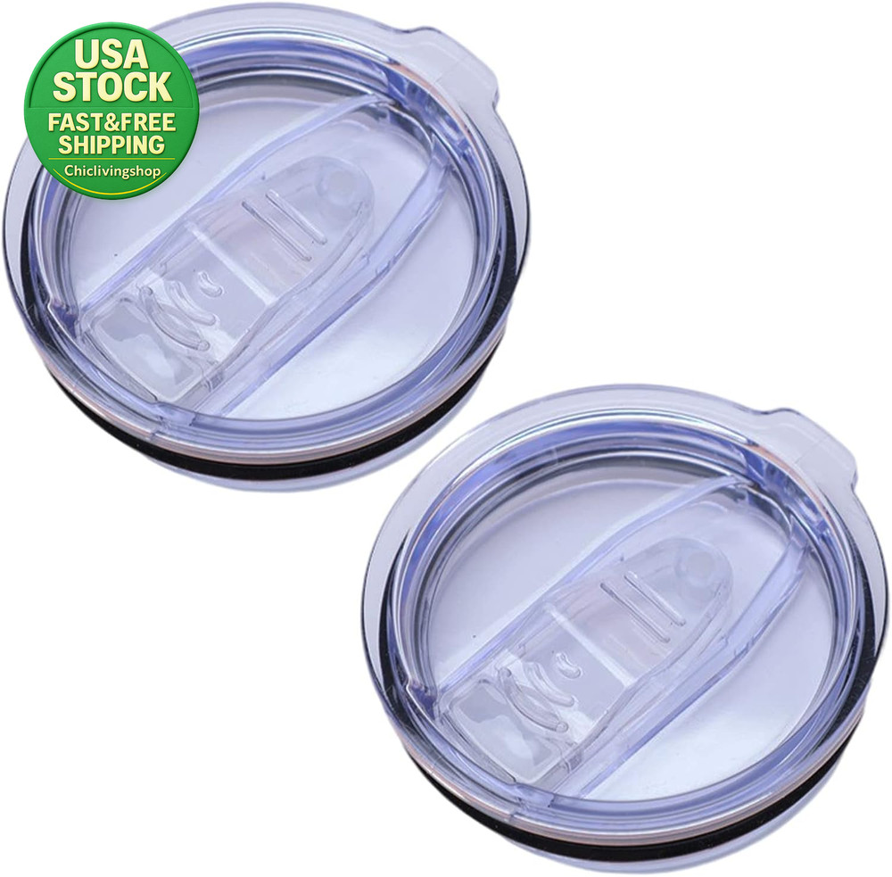 2 Pack 20 Oz Tumbler Lids Replacement Spill Proof for 3¼ Inch Diameter Cups
