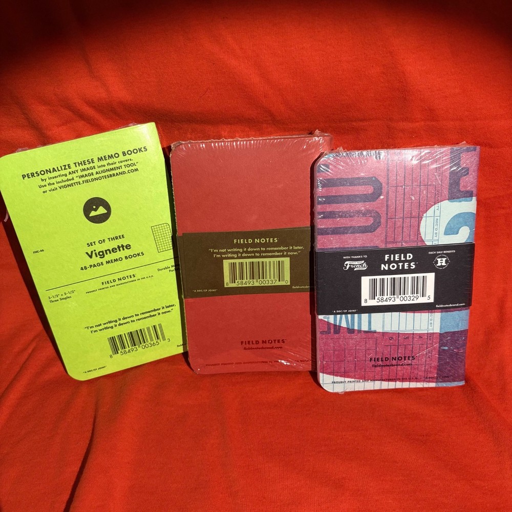 Field Notes Spring Bundle - Sweet Tooth, Two Rivers, Vignette - sealed packs