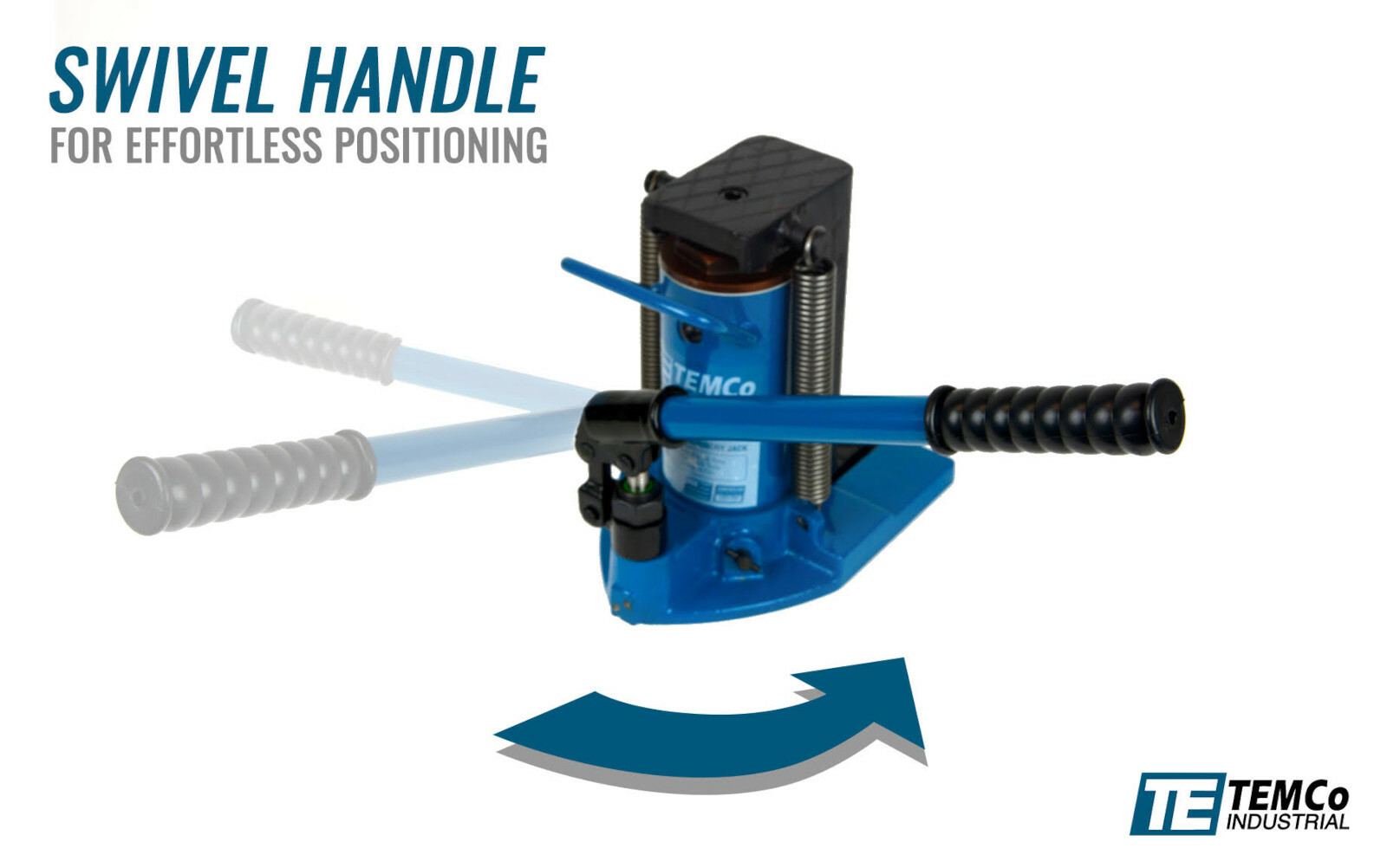 TEMCo Hydraulic Machine Toe Jack Lift 15 / 30 TON Track 5 YEAR Warranty