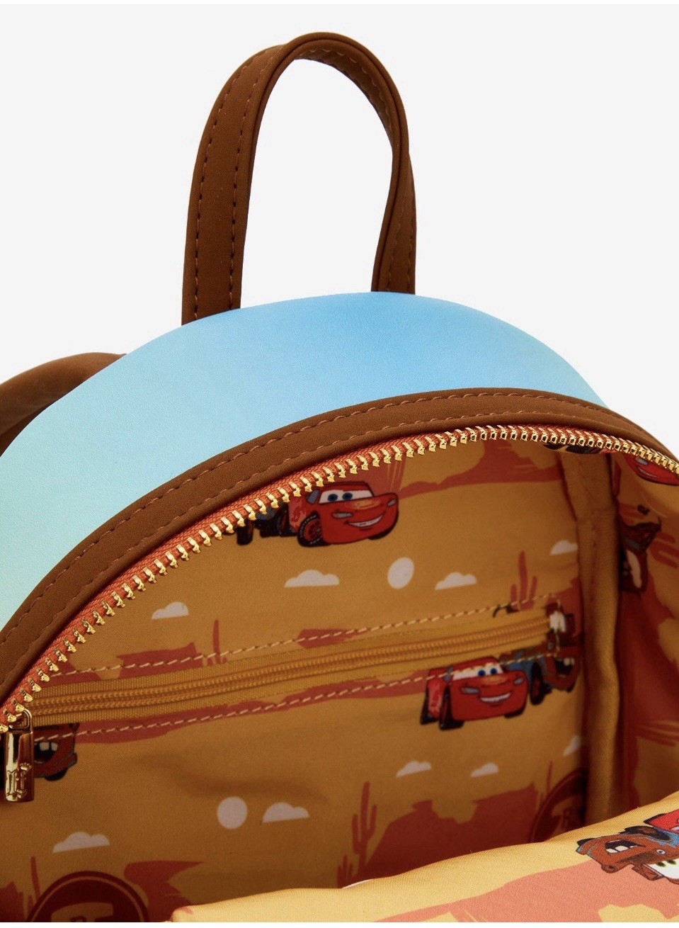 Loungefly Disney Pixar Cars Lightning McQueen and Mater Desert Mini Backpack NEW