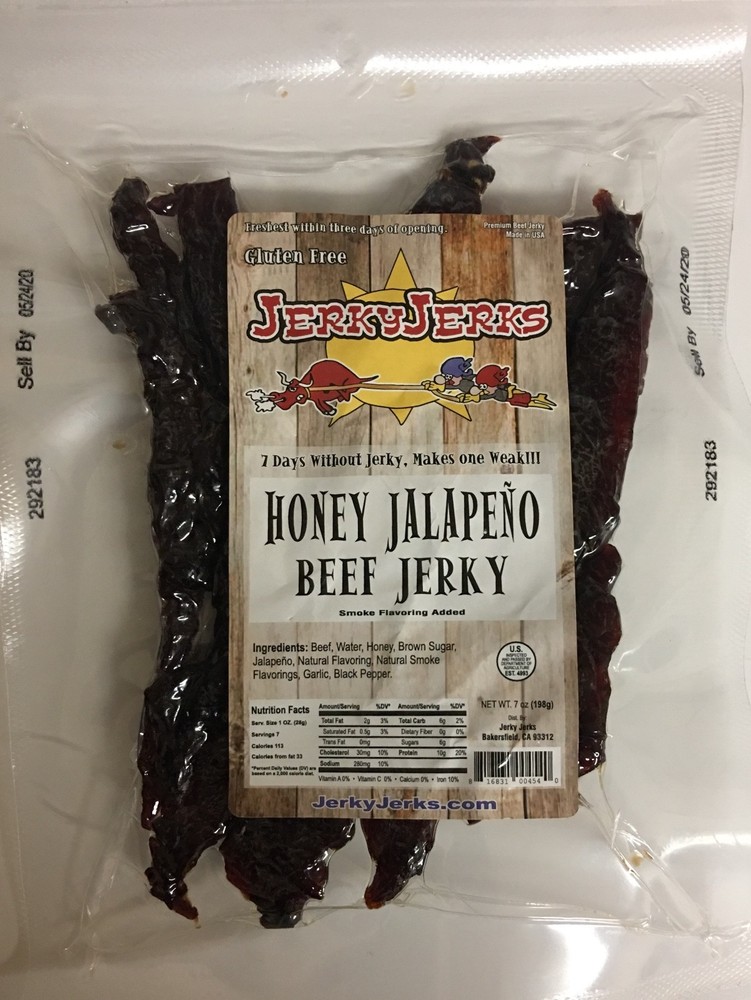 Honey Jalapeno Premium Beef Jerky