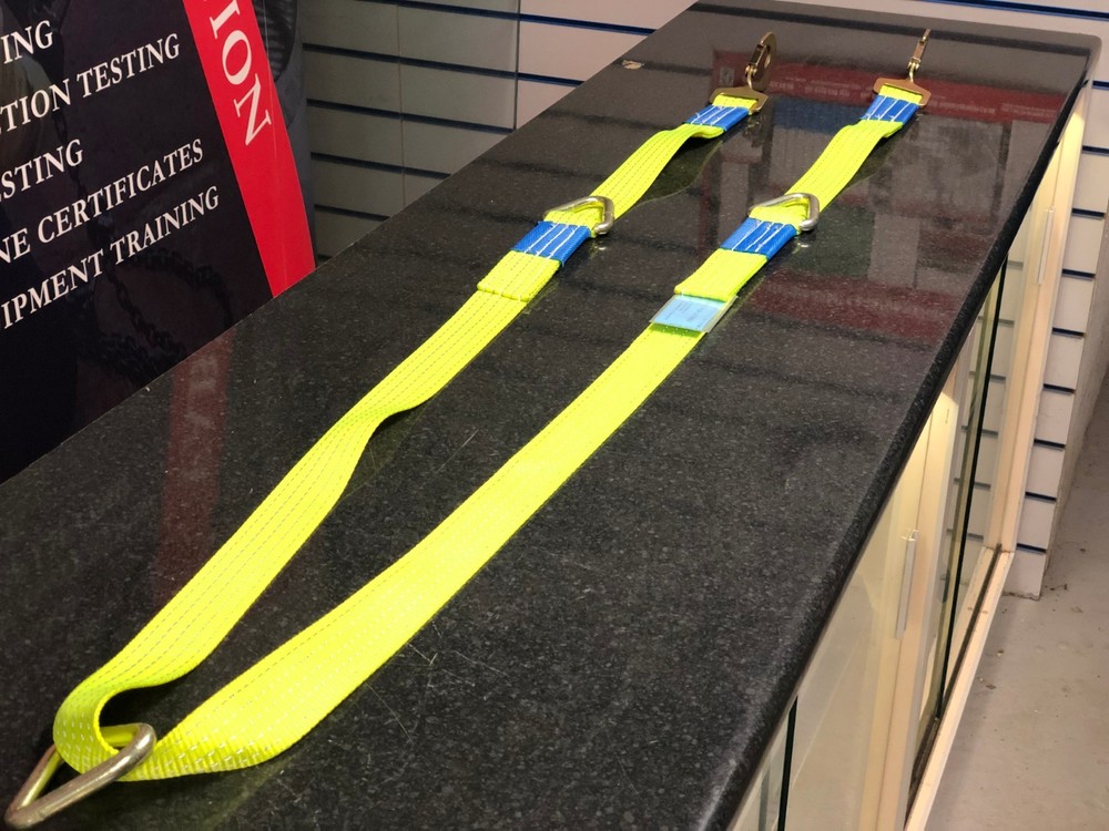 HI VIS Winching Assistance Straps Webbing Winch Brother - Even Pull System