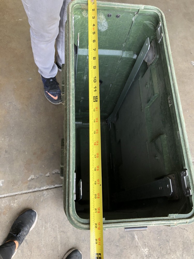 Hardigg Style Rack Mount Case General Dynamics Military Electronics Crate 36.5"