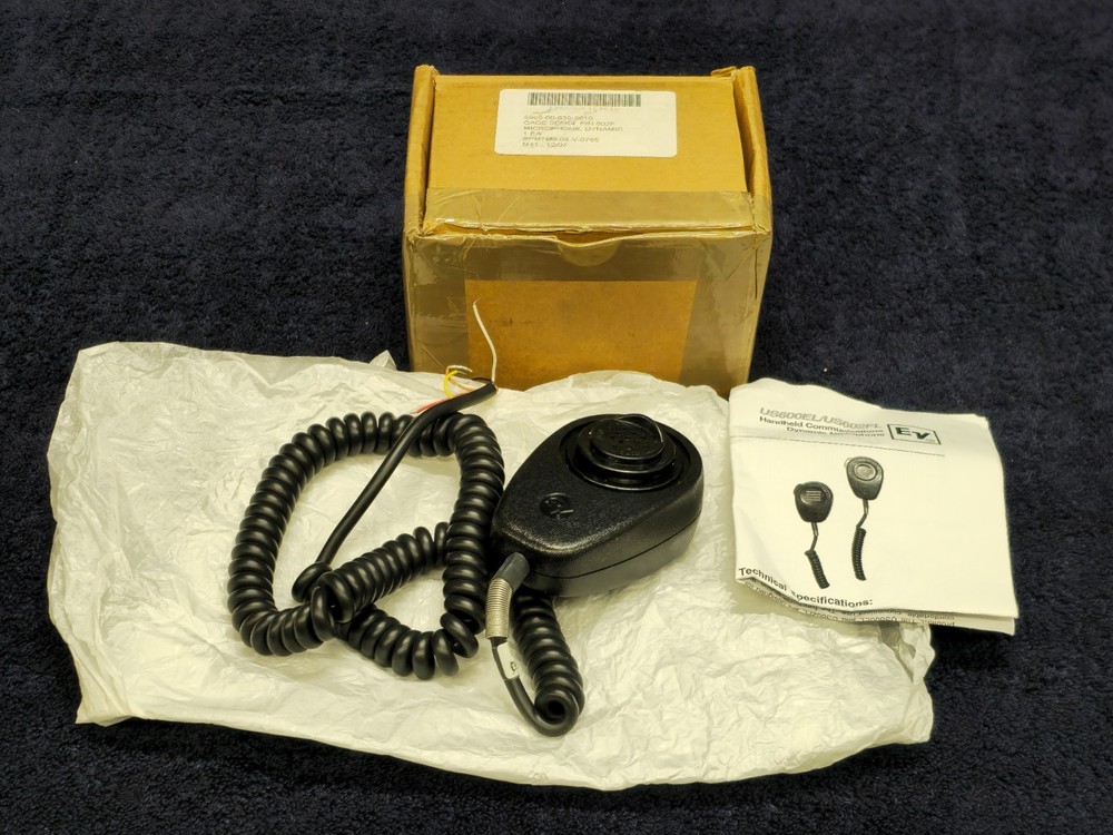 Electro Vice EV Microphone Mic 602-1054 US602FL Dynamic USA