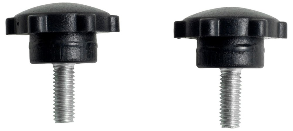 RoadPro RP-235+RPKN-5P Adjustable CB Radio Bracket and 5mm Replacement Knobs Set