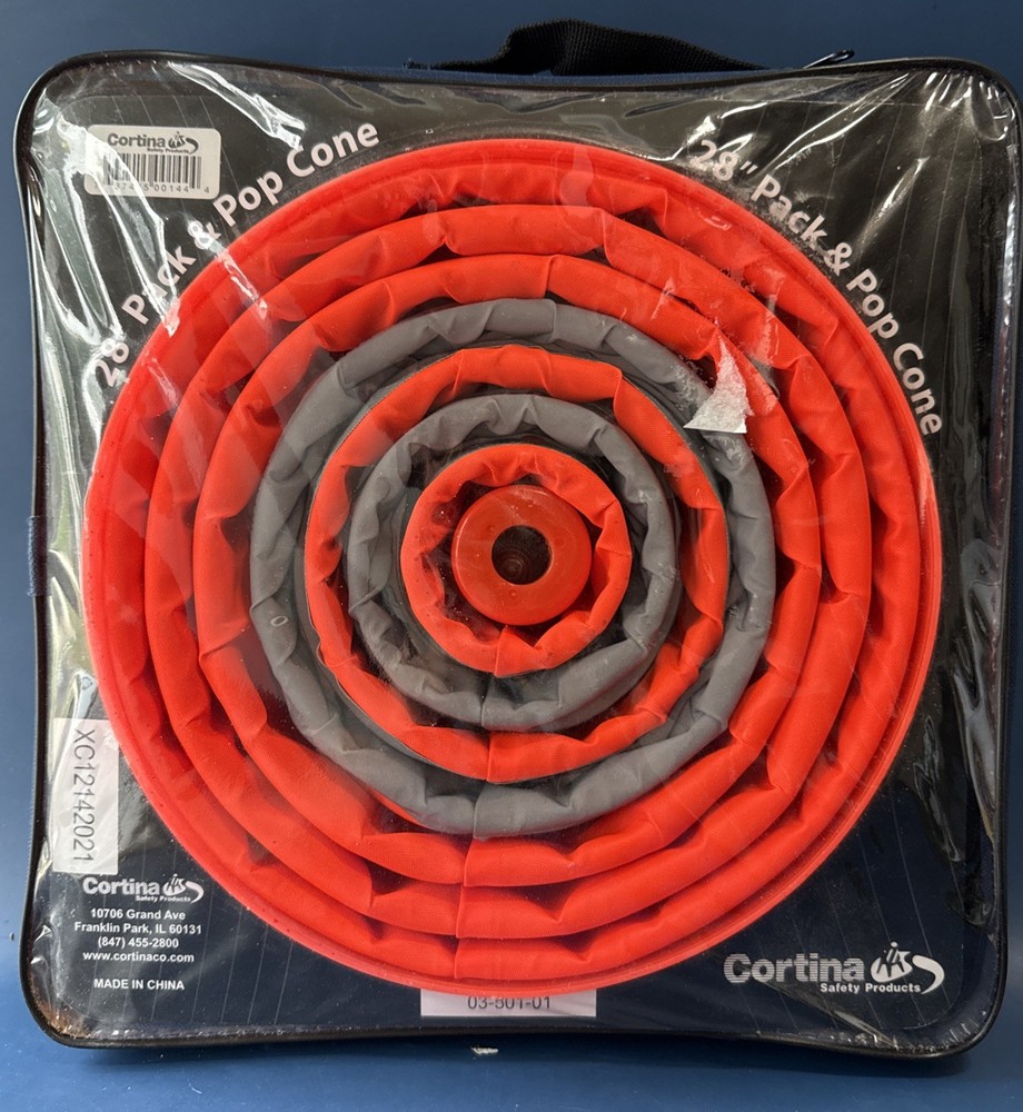 28” Pack And Pop Up Traffic Cone Cortina Safety