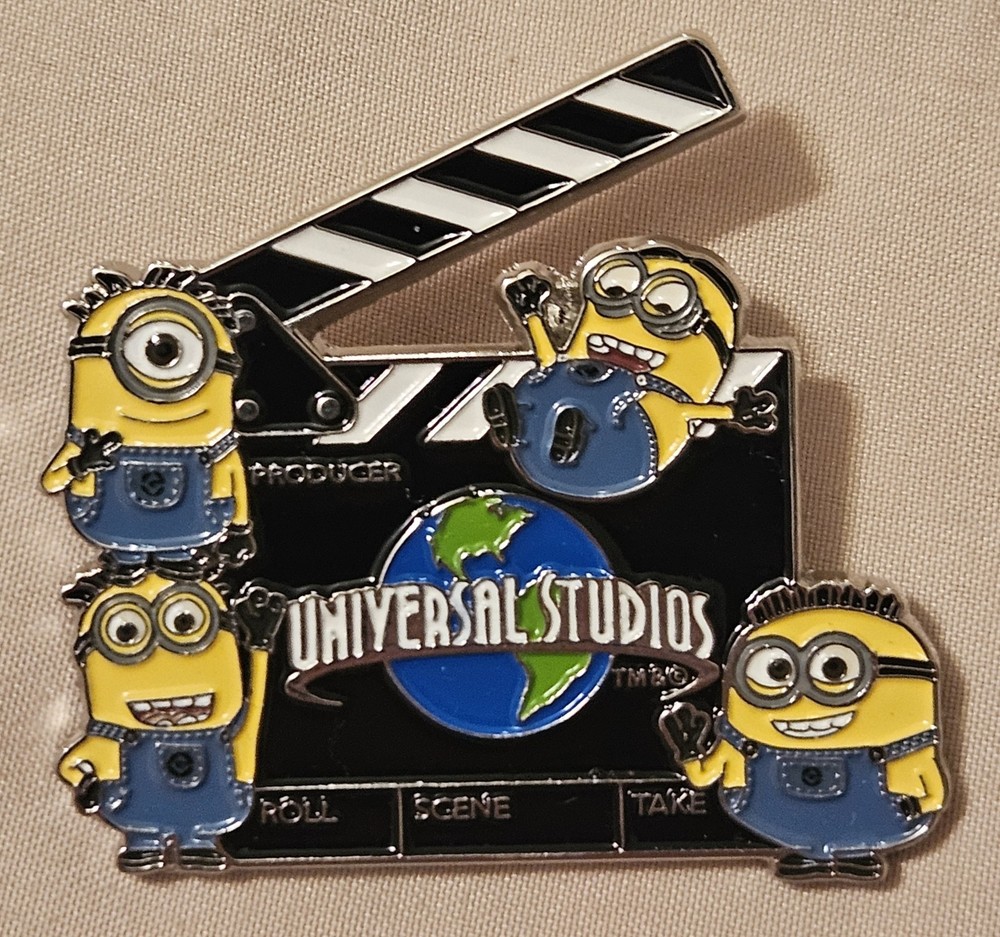 Universal Studios Orlando Minions Clapboard Pin