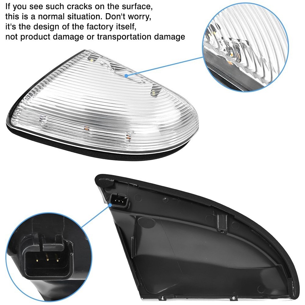 Left/Driver Manual Fold + Heated + Temp Sensor Mirror For 2013-19 Dodge Ram 1500