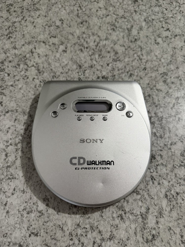 Sony CD Walkman Bundle D-EJ815 Tested Working Damaged READ DESC. DCC-E345 RM-CD6