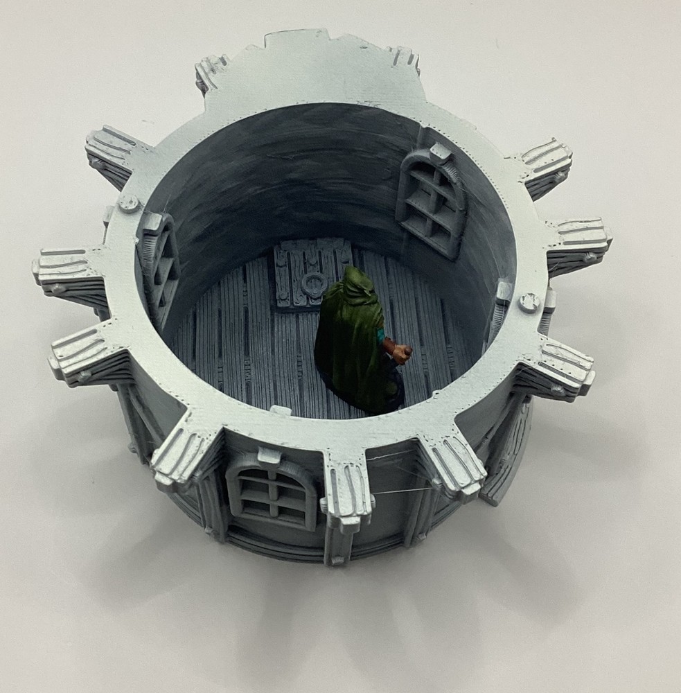 3d printed wizard tower 32mm DnD Miniatures, Tabletop, RPG, War Game