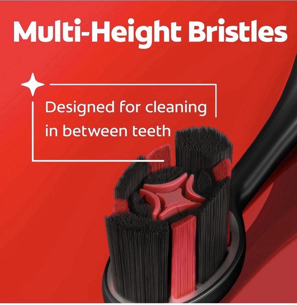 2 Pack Colgate Optic White Charcoal Soft Toothbrush for Adults