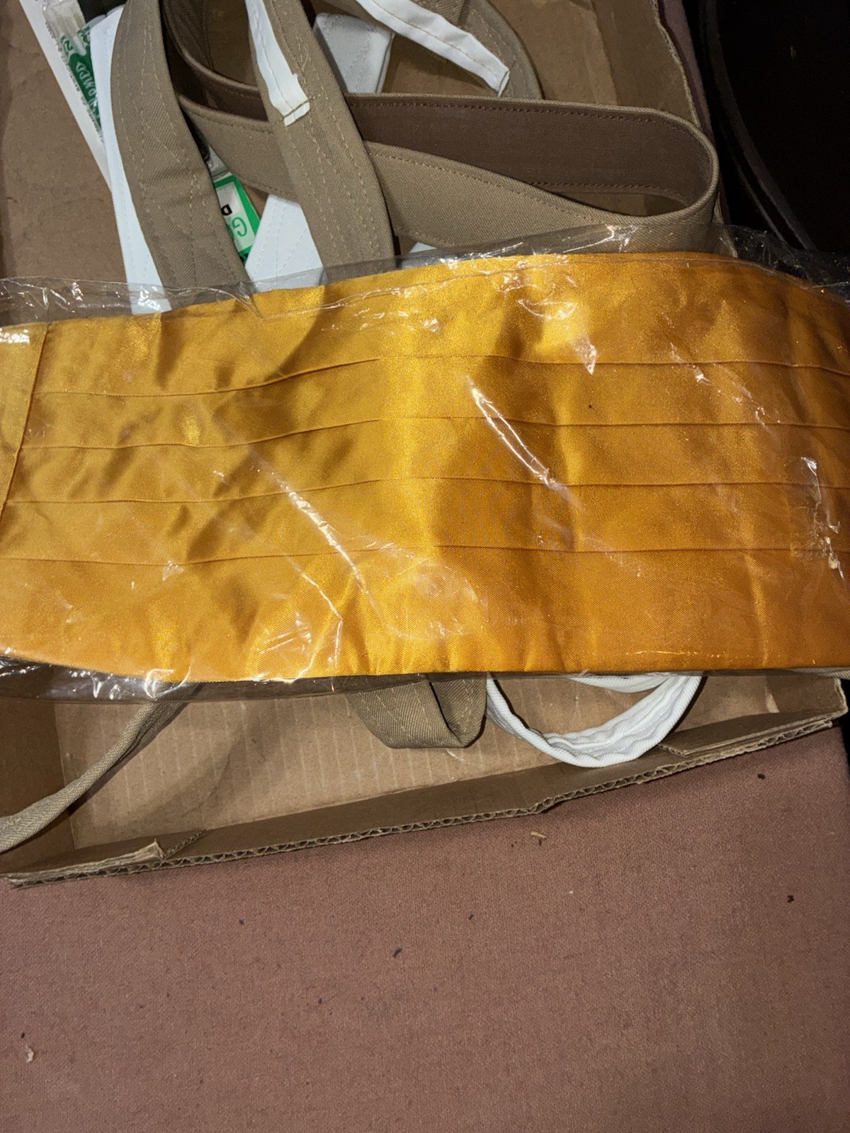 USN cap and mess dress accessories