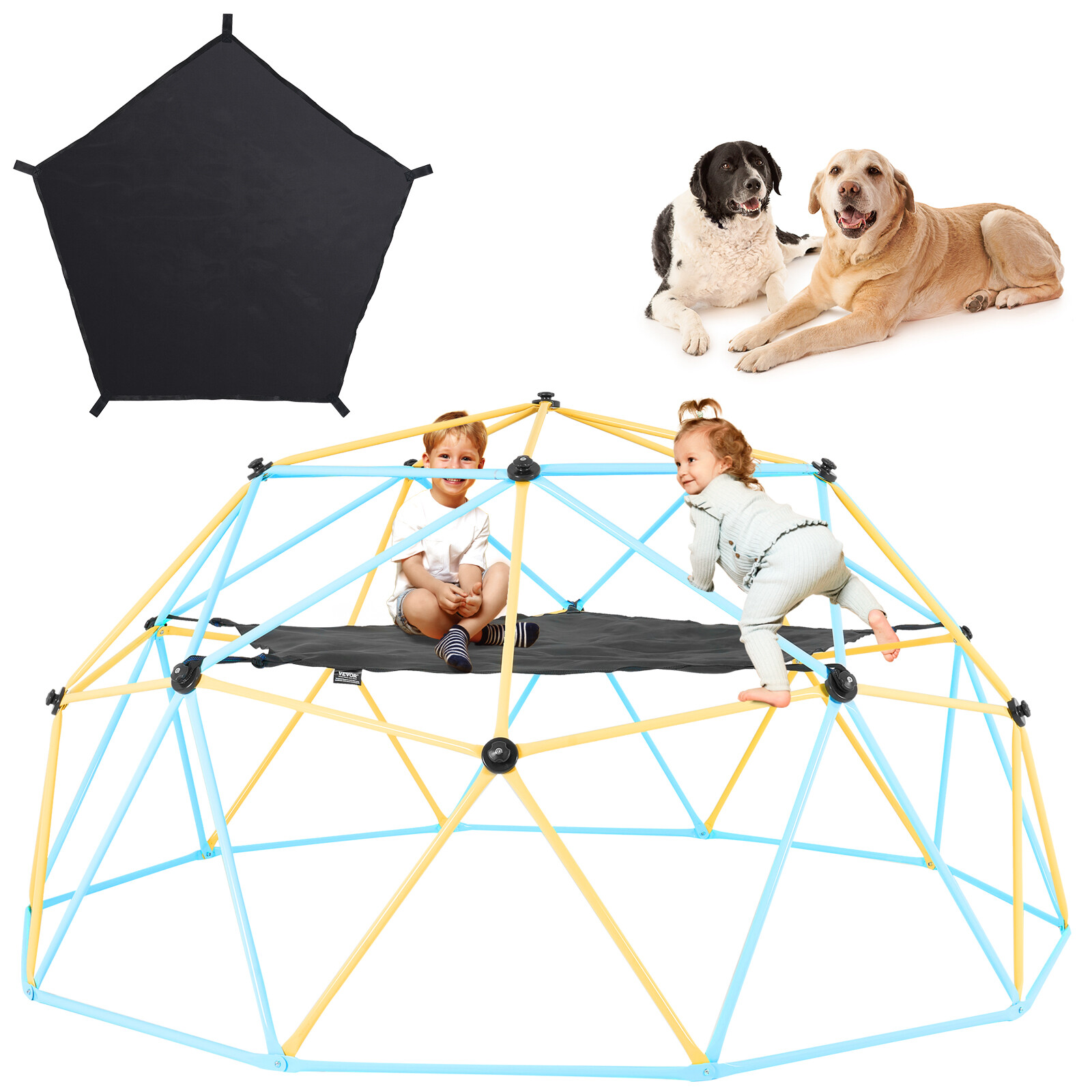 VEVOR Dome Climber Hammock Accessory for 10ft Climbing Dome 350 lbs Load-Bearing