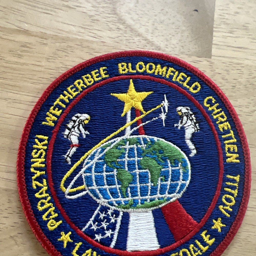 US NASA Space Shuttle Wetherbee Bloomfield Chretien Titov Foal Lawrence Patch