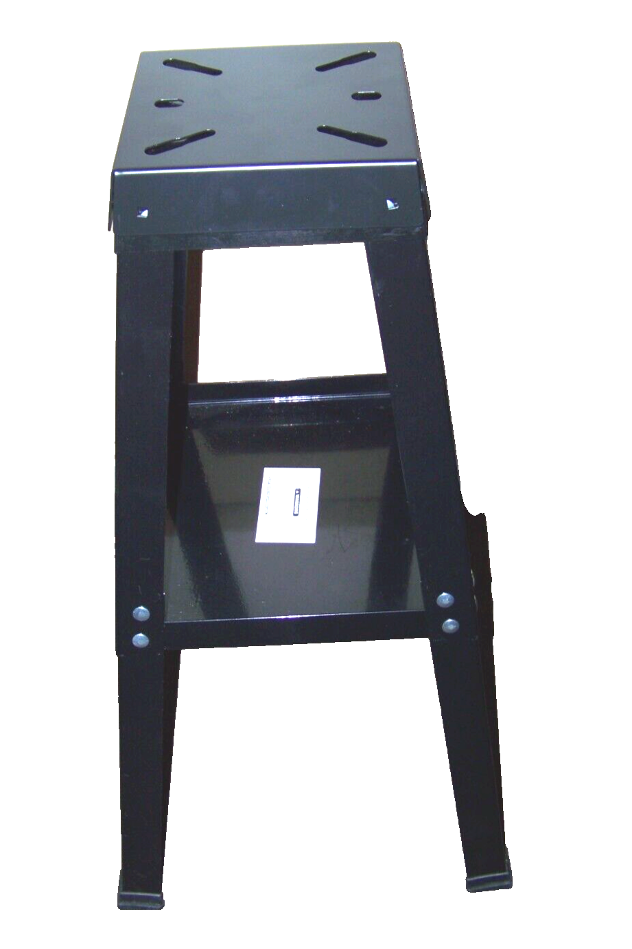 Universal Bench Grinder Stand With Tool Tray Steel Buffer w/ Multi Hole Patterns