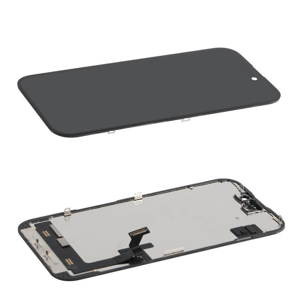 For iPhone 15 Pro Soft OLED Display Touch Screen Digitizer Glass Replacement Kit