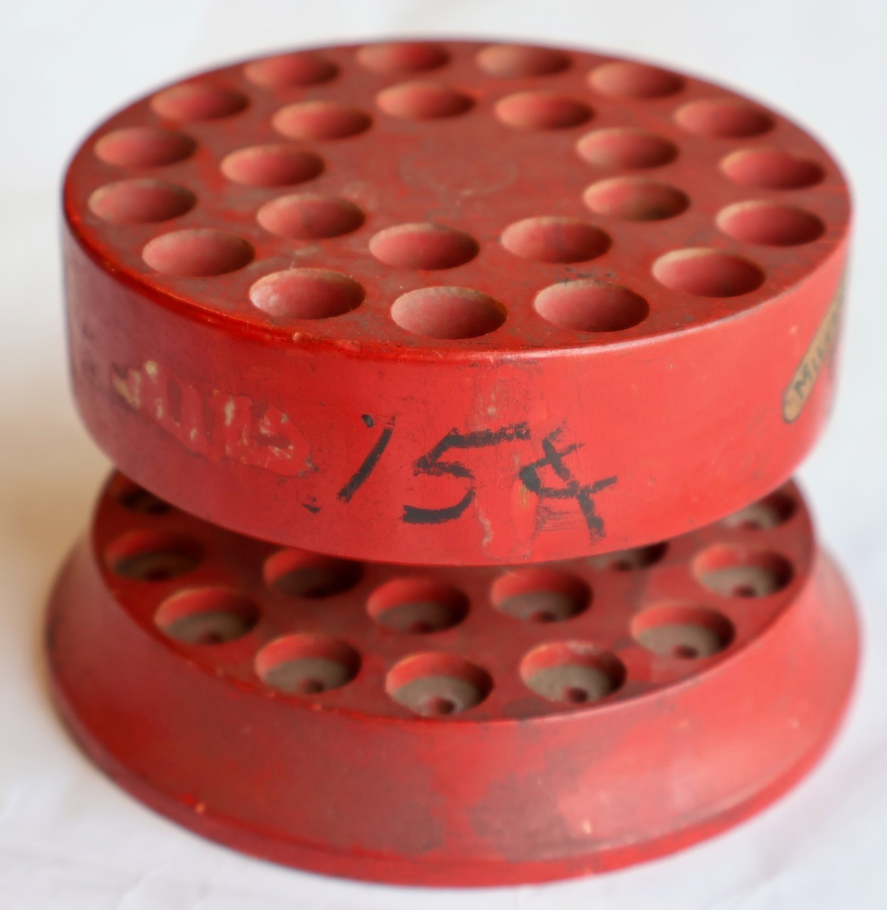 Millers Falls Co. Wood Counter Top Drill Bit Holder / Port Norris NJ / MTT