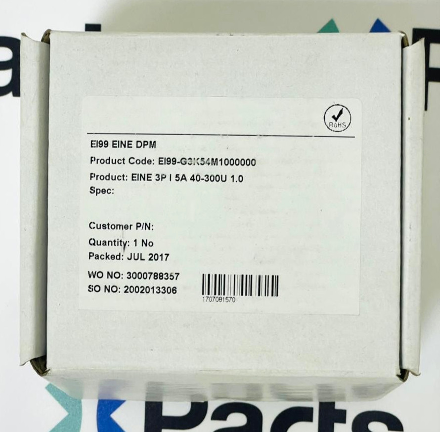 RISHBABH INSTRUMENTS RISH EINE 3A Digital Panel Meter EI99-G3K54M1000000