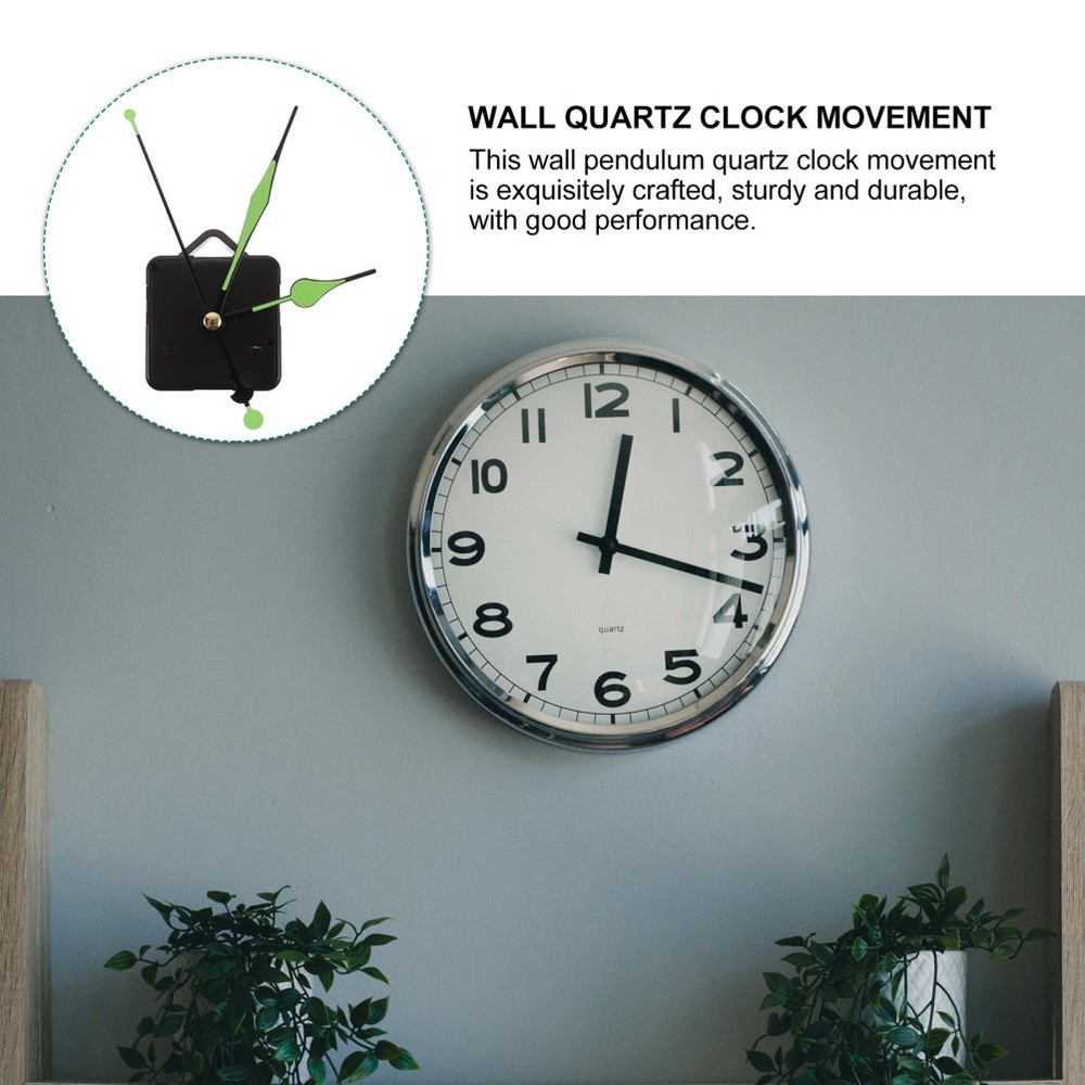 Plastic Clock Motor Kit Shaft Hands Clock Mechanism Replacement