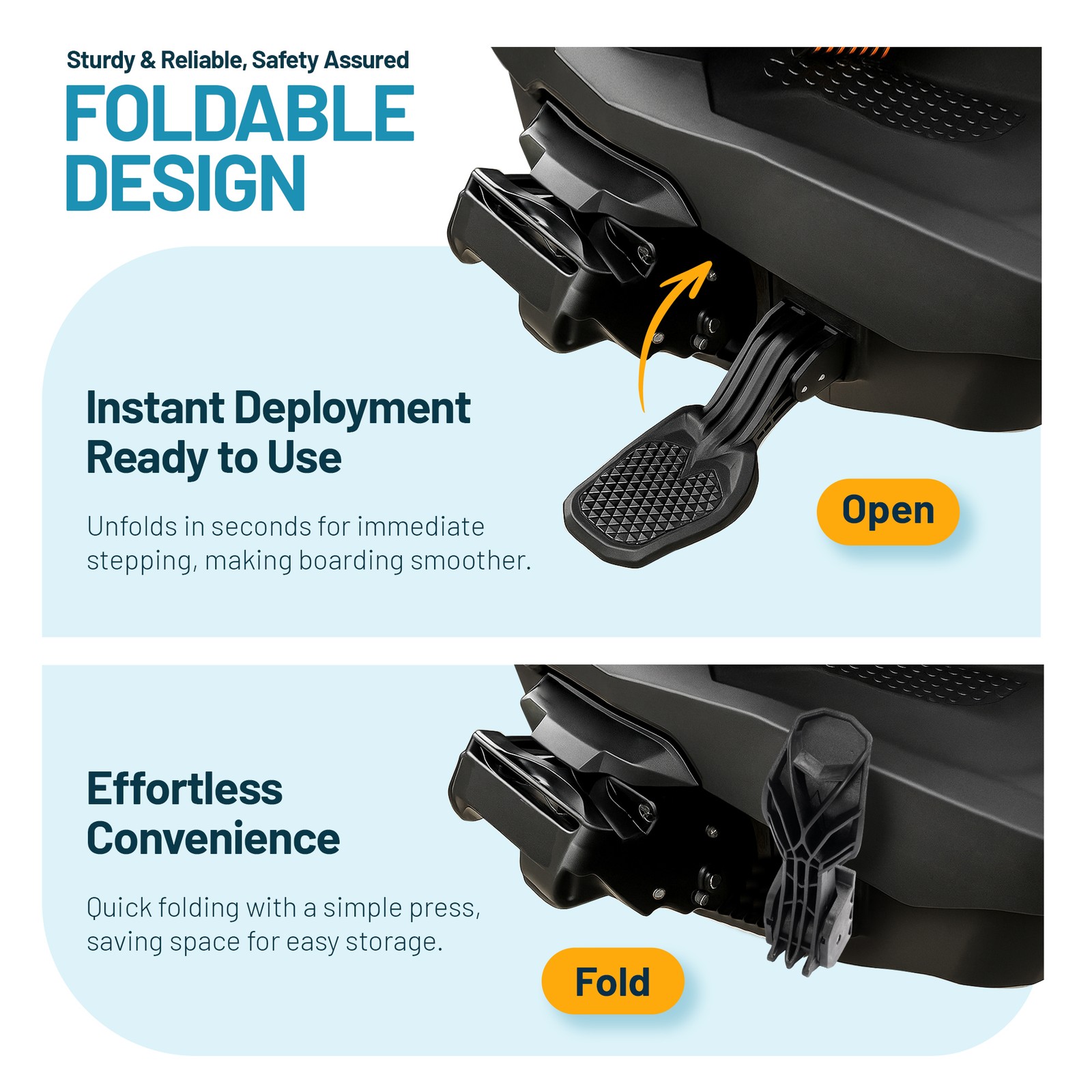 Watercraft Reboarding Step Ladder Kit for Sea-Doo Spark #295100494 #295100642