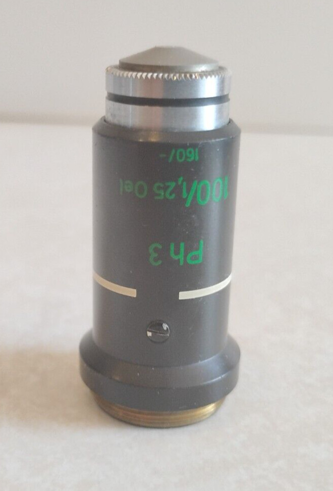 Zeiss Microscope Objective Ph3 100x Phase Contrast Axioscop