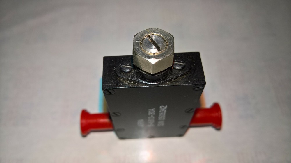 ARRA 5 -6813 -30 variable attenuator .5dB flat 7.9-8.4 GHz, 30dB range