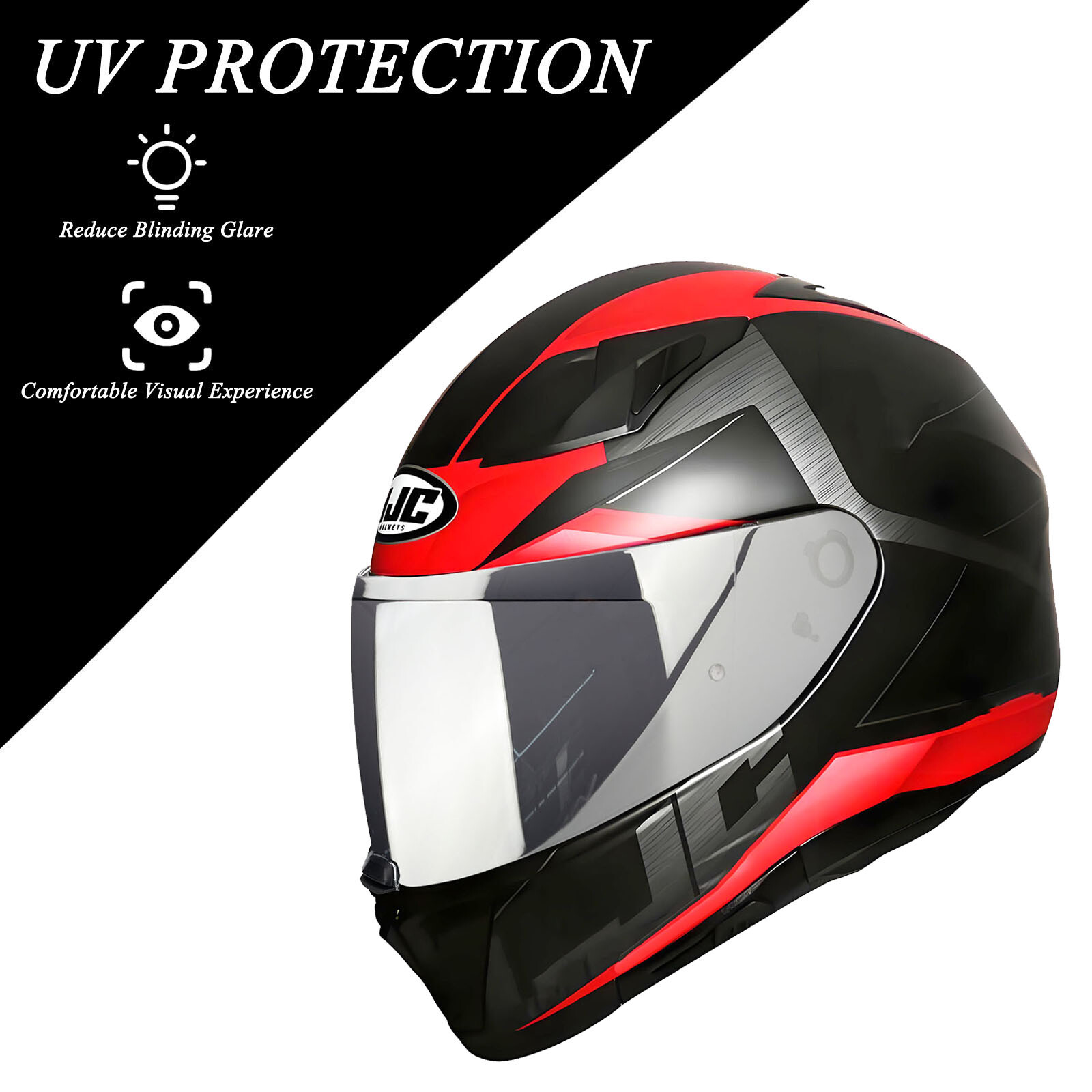 Wearproof Anti-Scratch Anti-Fog Pinlock Ready Shield Visor For HJC I10 I70 HJ-31