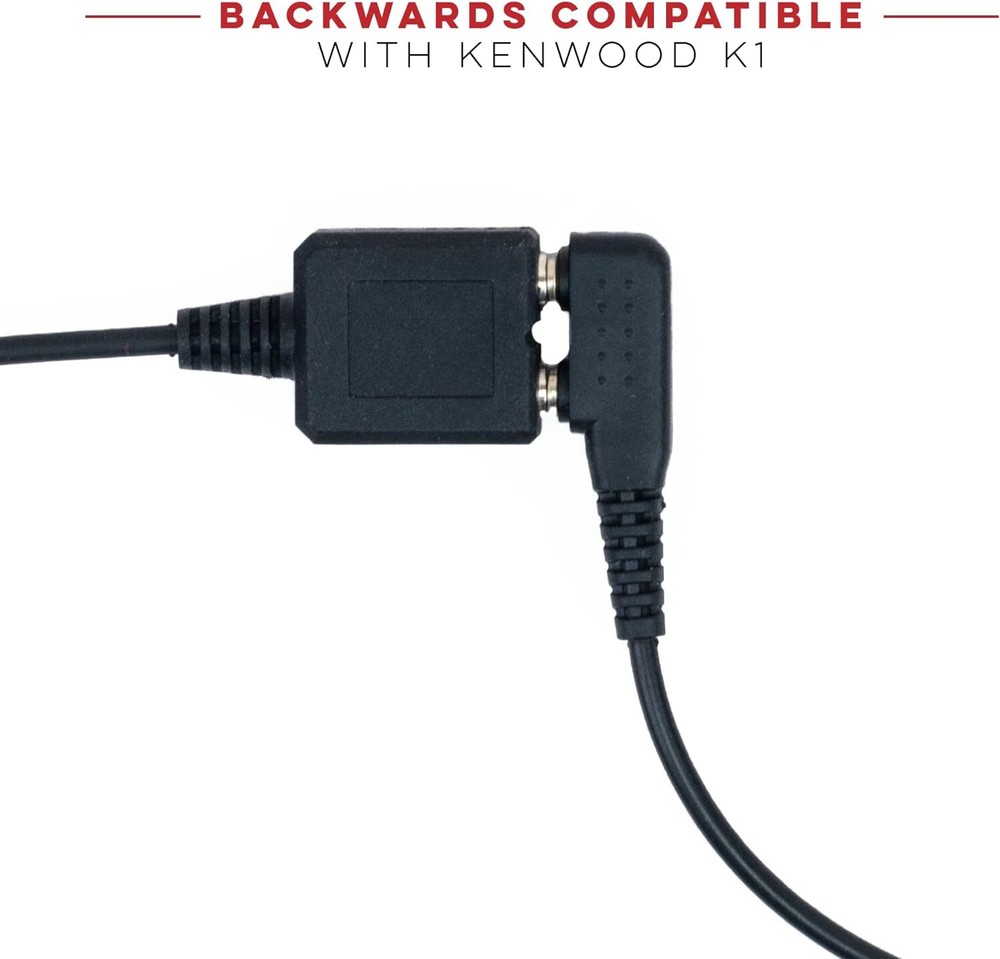 BTECH GMRS-PRO K1 Adaptor Cable for Enhanced Communication Black