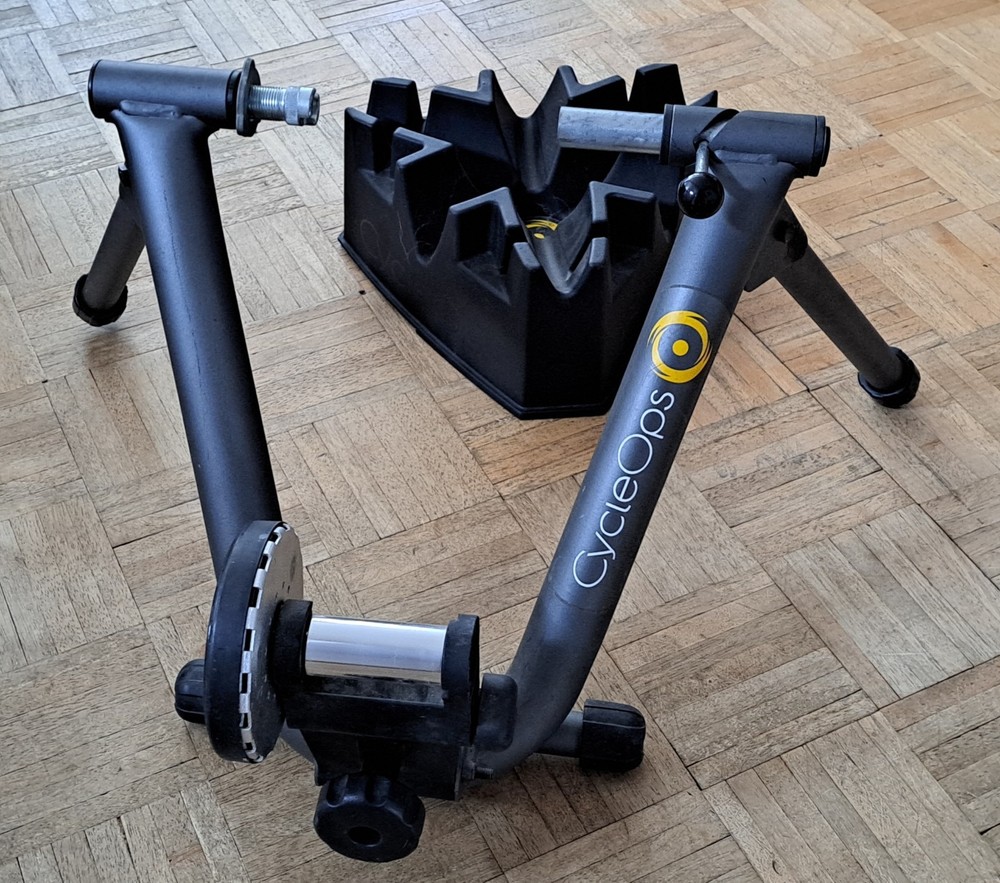 Cycle Ops Foldable Bike Trainer with Block Riser