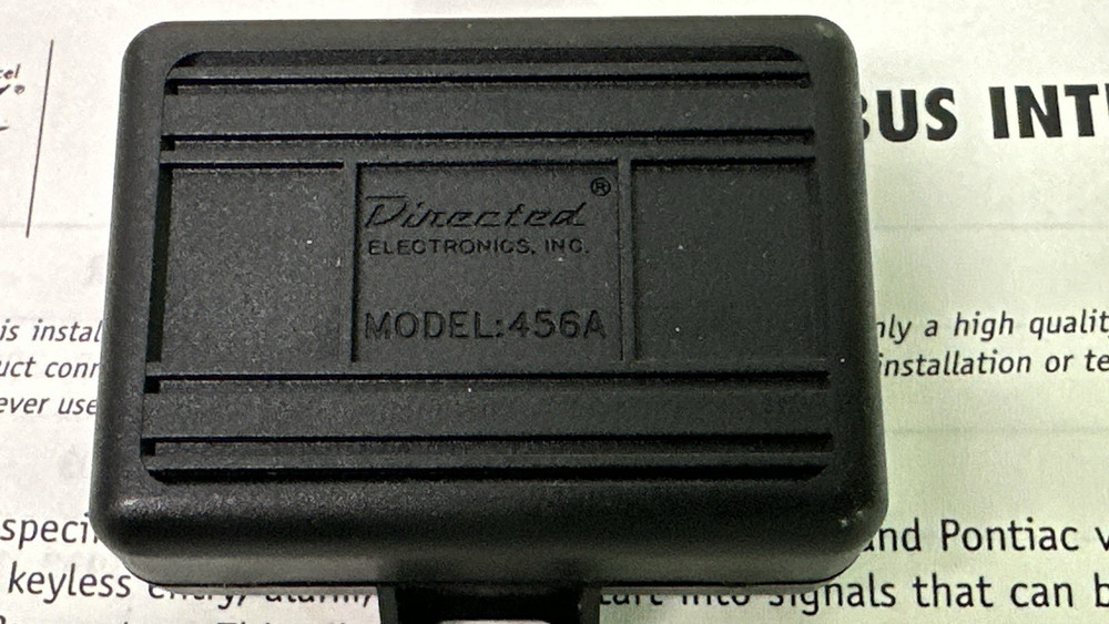 Directed Electronics 456A-W Power Door Lock Interface GM Databus - READ