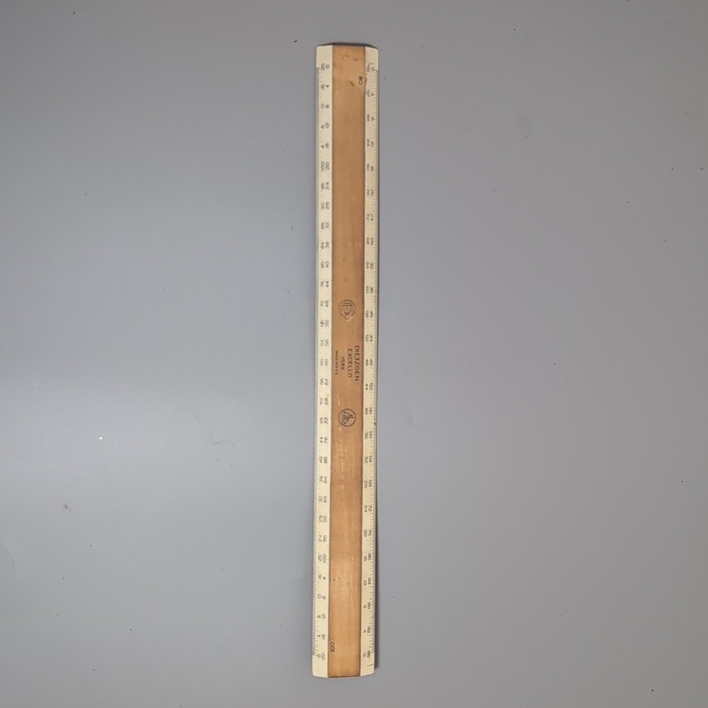 Vintage Dietzgen Excello 1549 Drafting Ruler