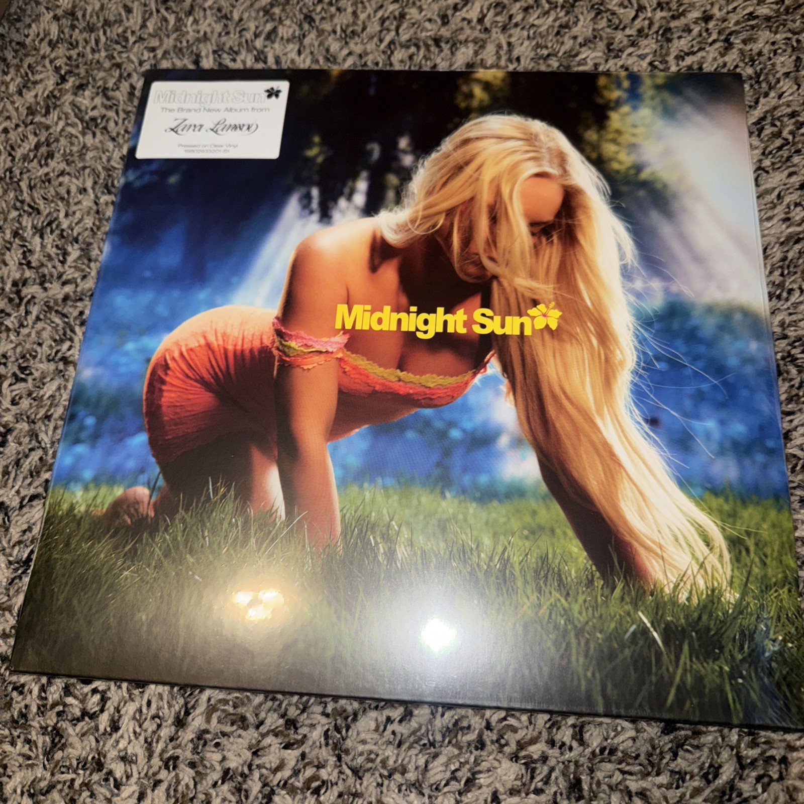 Zara Larsson Midnight Sun Clear Vinyl LP Record Signed AUTO IN HAND!