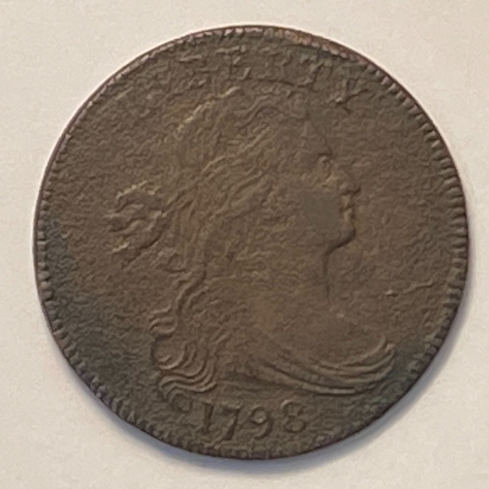 1798 Draped Bust Large Cent VF